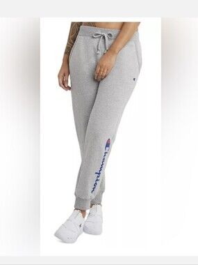 Champion Women's Grey Joggers Medium
